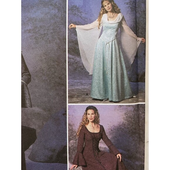 Simplicity Pattern 9891 Halloween Costume Renaissance Dress Size 14-16-18-20 - Picture 3 of 5